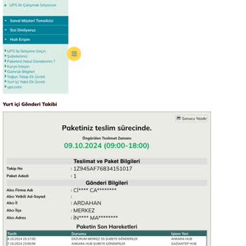 UPS Türkiye İle Yaşanan Kargo Mağduriyeti