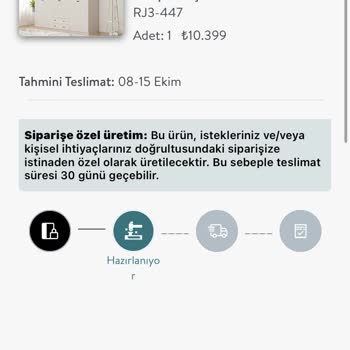 Geciken Dolap Siparişi Ve Yetersiz Müşteri Hizmetleri