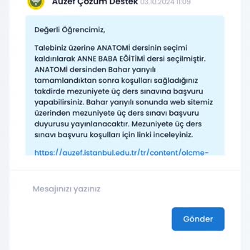 Ders Kayıt Sistemindeki Tutarsızlık Ve Mağduriyet