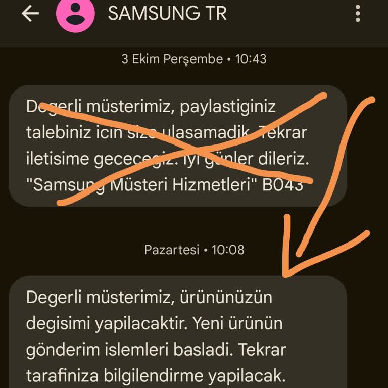 Samsung TV Model Değişiminde Sorun