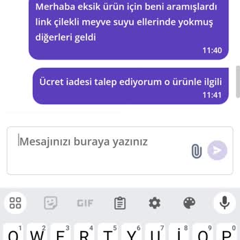 Eksik Ürün Ve İletişim Sorunları
