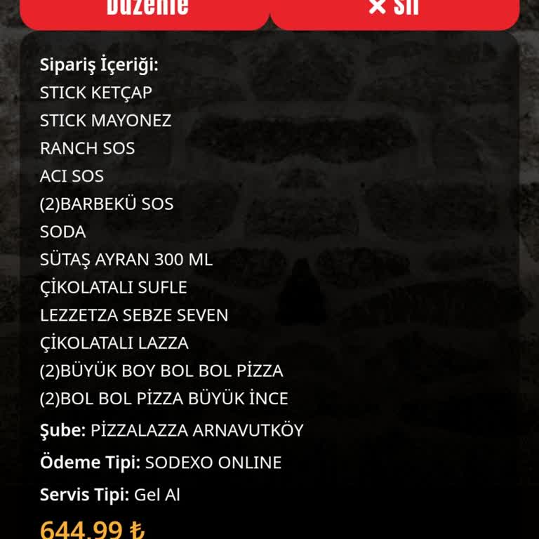 PizzaLazza Eksik Ürün Ve İlgisizlik Sorunu