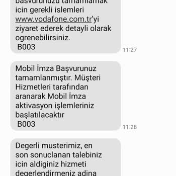 Vodafone Mobil İmza Sorunu Ve Çağrı Merkezi Erişimsizliği