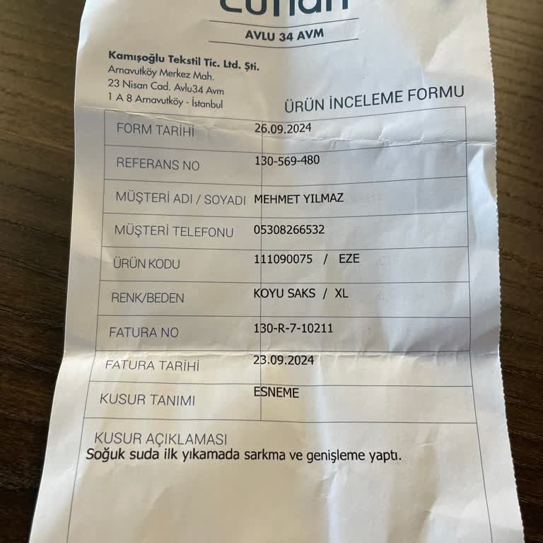 Kusurlu Ürün İadesinde Para İadesi Sorunu