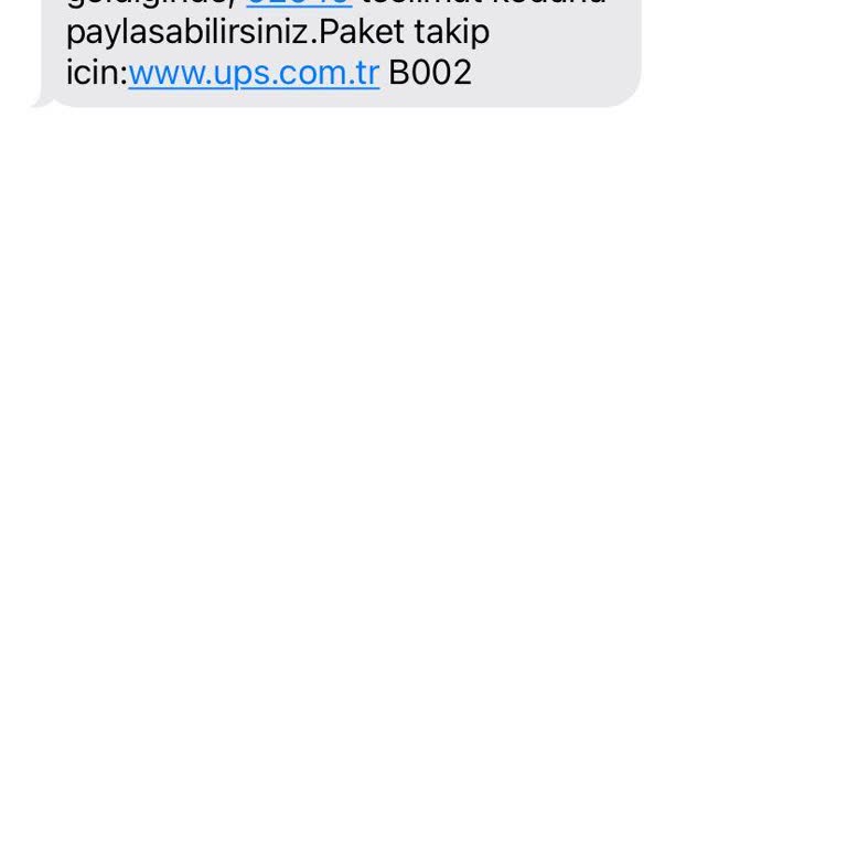 UPS Türkiye Kurye Görevlisinin Teslimat Sorunu