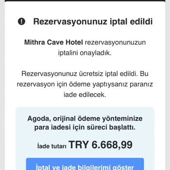 Agoda Rezervasyon İptali Sorunu