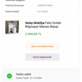 Yanlış Teslimat Ve Cevapsız Kalan Sorular