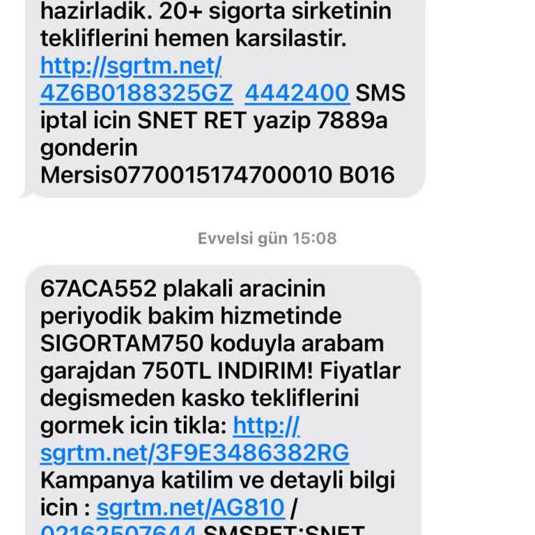 Sürekli Aramalar Ve Mesajlar: İletişim Bilgilerimi Silin!