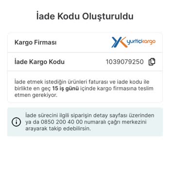 Geçersiz İade Kodu Ve Yetersiz Müşteri Hizmetleri