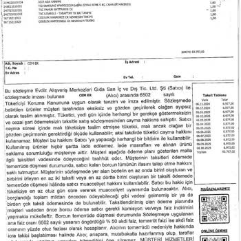 Evdiz Mağazası: Usulsüz Sözleşme Ve Müşteri Mağduriyeti