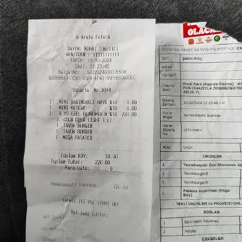 Popeyes Siparişim Hayal Kırıklığına Uğrattı!