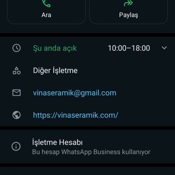 Vina Seramik'ten İletişim Sorunu Ve Kırık Ürün Şikayeti