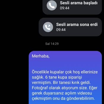 Vina Seramik'ten İletişim Sorunu Ve Kırık Ürün Şikayeti