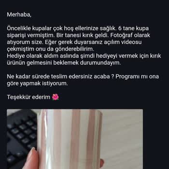Vina Seramik'ten İletişim Sorunu Ve Kırık Ürün Şikayeti