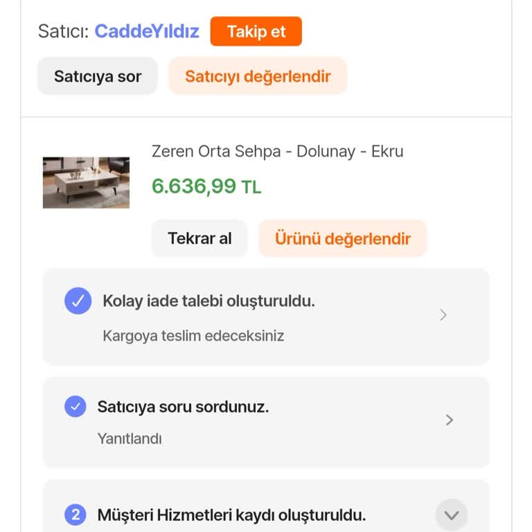 Hepsiburada İade Sürecinde Hayal Kırıklığı