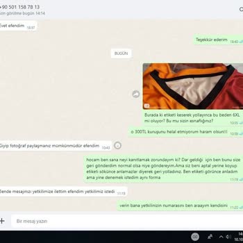 Yanlış Beden Ve Etiket Sorunu Yaşadım