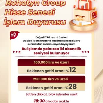 The Rohatyn Group Yatırım Vaadiyle Para Talebi