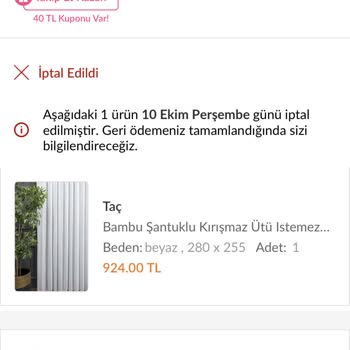 Sipariş Fiyat Farkı Şaşkınlığı