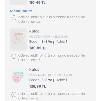 Yanlış Beden Gönderimiyle Yaşanan Sorun