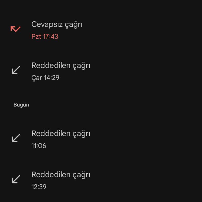 Sürekli Aramalar Ve Anlamsız Kapatmalar