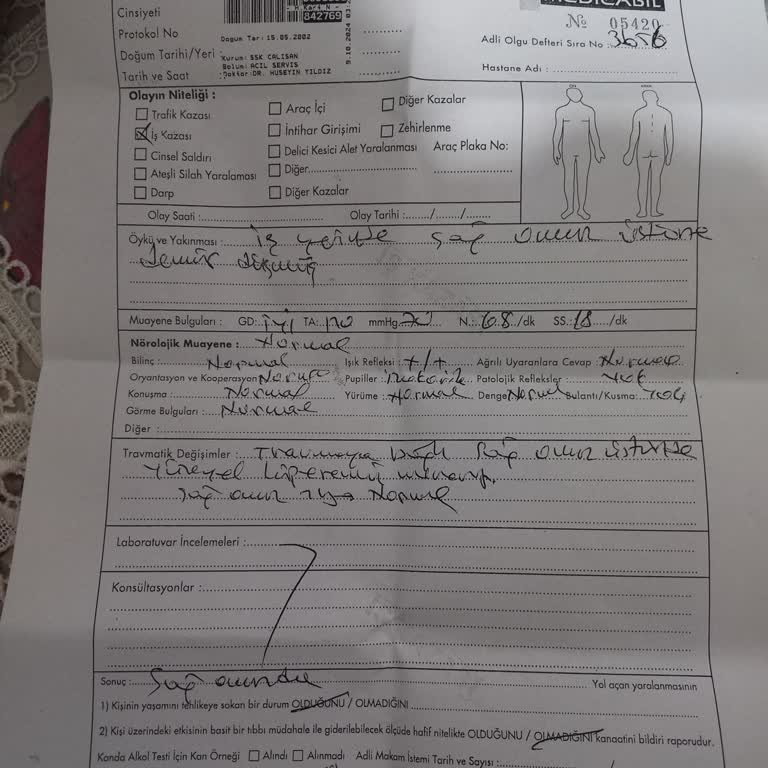 İş Kazası Sonrası Yetersiz Tıbbi Destek