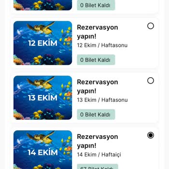 Sealife Biletinde Görüntülenen Hata Ve Mağduriyet