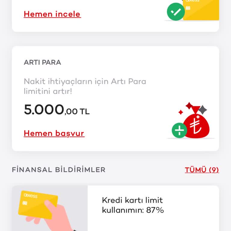 Kredi Kartı Limit Artışı Sorunu