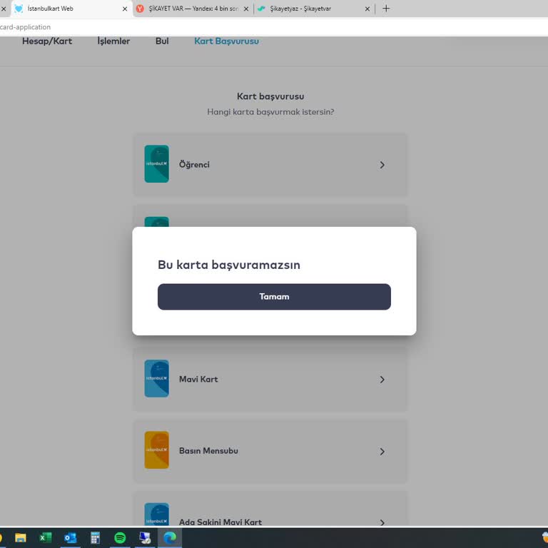 Mavi Kart Başvuru Sorunu: Çözüm Bekleyen Müşteri
