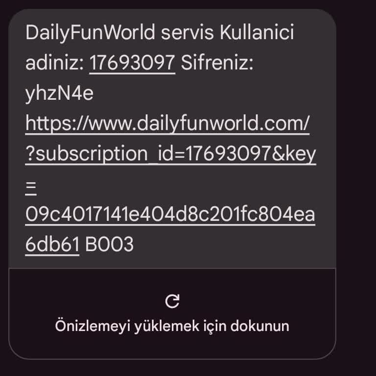 Dailyfun Yanlışlıkla Abonelik Yapılmıştır!