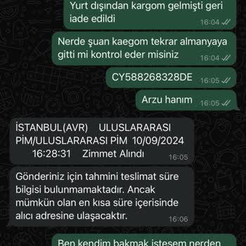Gümrük Kısıtlamaları Nedeniyle Kaybolan Kargo