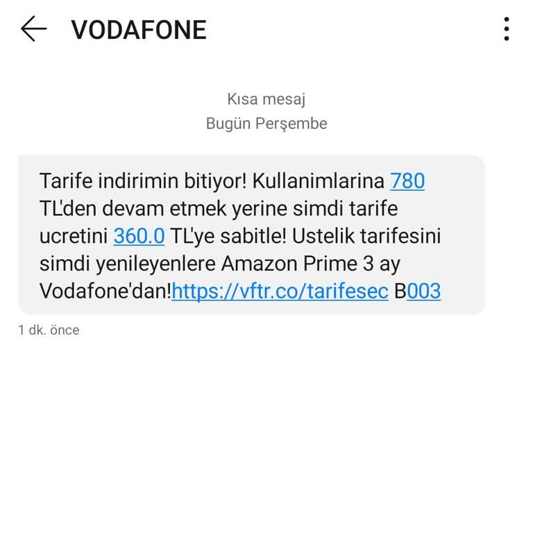 Vodafone'un Aşırı Zamları Ve Numara Taşıma Çağrısı