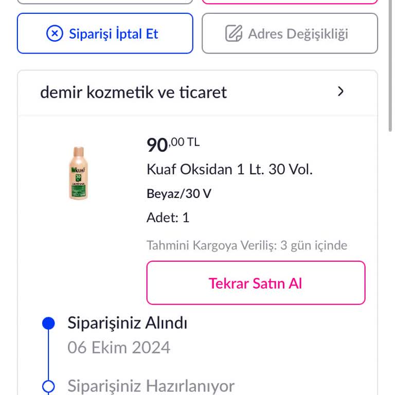 Pazarama Geciken Sipariş Ve İletişimsizlik Sorunu