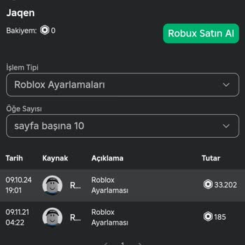 Roblox Hesabımda Kaybolan Robuxlar