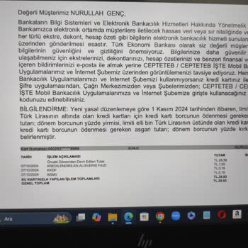 Kapatılan Kart İçin Hala Borç Ekstresi Geliyor