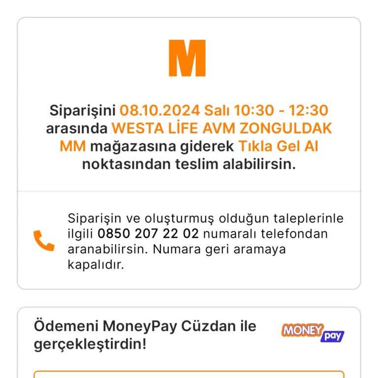 Migros Produkt nicht auf Lager bei Online Marketing Bestellung, wiederholte Stornierungen notwendig