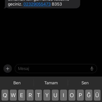 Beyaz Uzlaşma (SMS) Şikayetçiyim