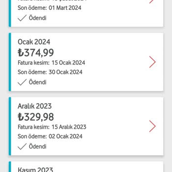 Vodafone'un Taahhüt Süresi Dolmadan Tarifemi Değiştirmesi