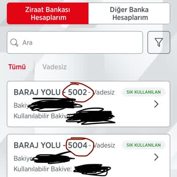 Asker Harçlığım Ziraat Mobilde Görünmüyor