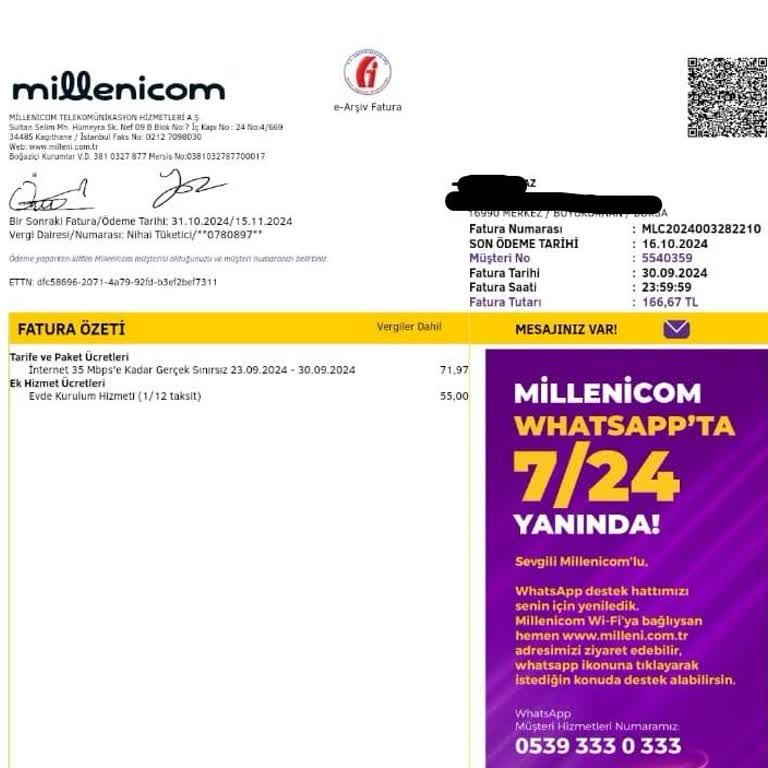 Yanıltıcı Fatura Ve Erişilemeyen Müşteri Hizmetleri