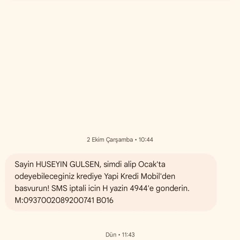 Yanlış Kişiye Gönderilen Mesajlar