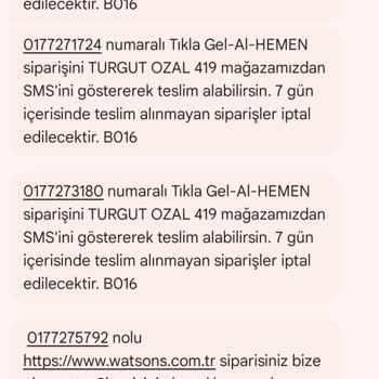 Watsons Online Siparişte Mağduriyet Ve İade Sorunu