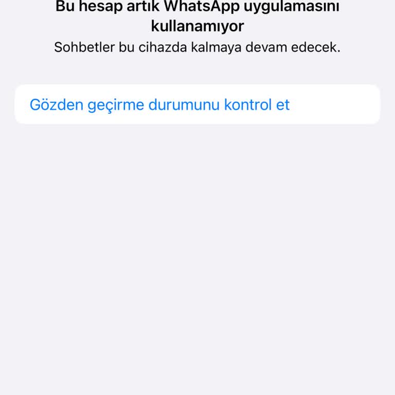 WhatsApp Numara Değişikliği Sonrası Sorun