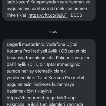 Ücretsiz Denilen Ek Paket İçin Ücret Alındı