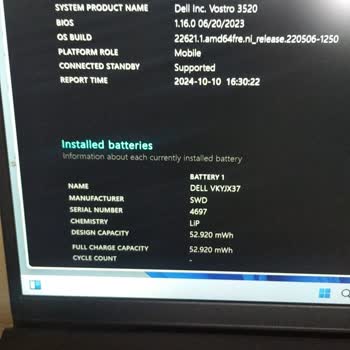 Fabrika Çıkışlı Arızalı Dell Notebook Sorunu