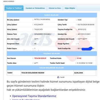 Aras Kargo'nun Teslimat Fiyaskosu: Paketim Kayboldu!