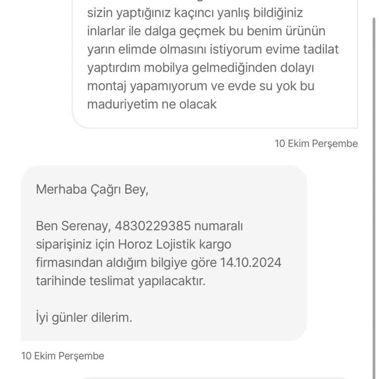 Hepsiburada Teslimat Tarihi Sorunu