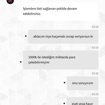 Canlı Destek Ve Kazanç Sorunları