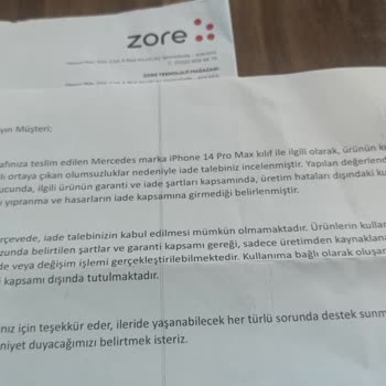 Zore Aksesuar Kullanıcı Hatası İddiası!