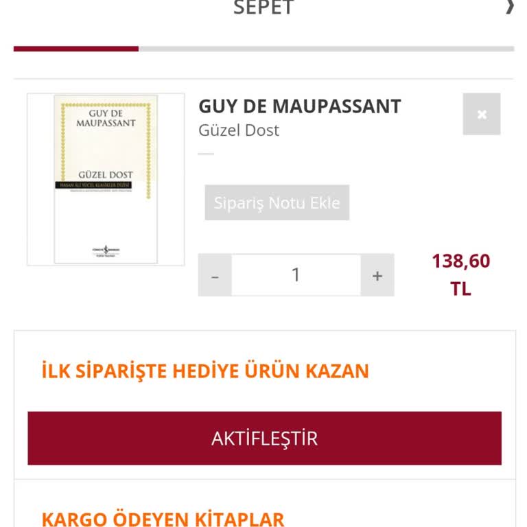 Eksik Kitap Siparişi Ve Yanıltıcı Stok Bilgisi