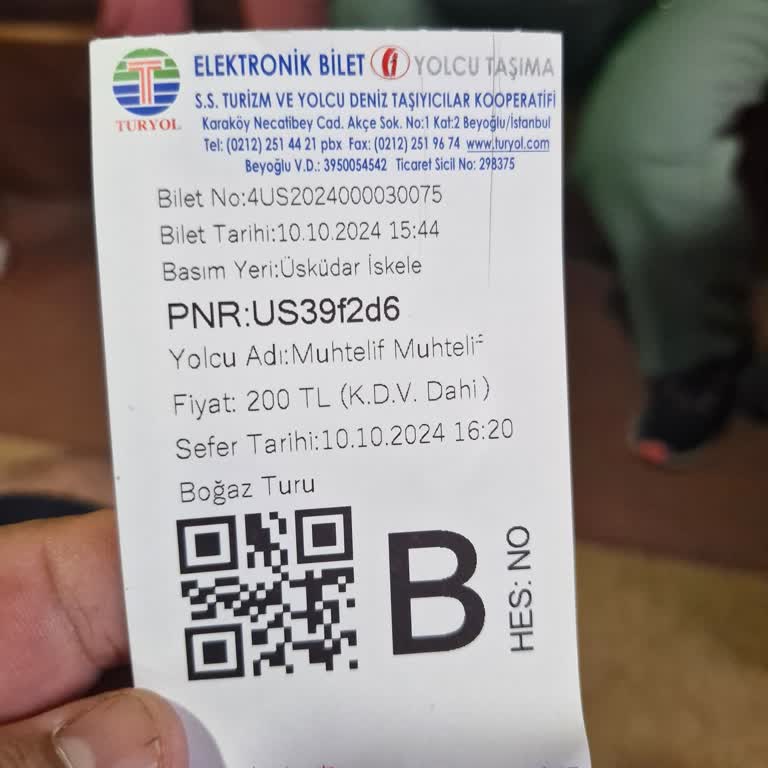 Turyol Boğaz Turu Sırasında Üsküdar Durağında Yaşanan Sorun